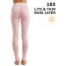 Merino Wool Base Layer Women Pants + Wool Socks Set | Thermal Underwear Leggings for Winter | Medium 165 Pink Heather - Buy Online on GoSupps.com