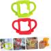 Abaodam 10 Pcs Silicone Bottle Handle Bottle Handle Bottle Handles Bottle Grip Bottle Handle Handle Multifunction Newborn Milk 13.00X7.00X6.50CMx5pcs Assorted Colorx5pcs - Buy Online on GoSupps.com