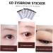 Gogogmee Hair-like Eyebrows 4pcs Eyebrow Stickers Tool Stickers Imitation Eyebrows Water Transfer Eyebrow Sticker Mold Cosmetic - Buy Online on GoSupps.com