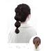 Bubble Wig Ponytail - Dark Brown Strappy Lantern Twist Long Hair Piece for Women | 55cm Natural Black Clip-In Wig - Buy Online on GoSupps.com