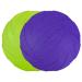Vivifying Frisbee Dog 2 pieces 15 cm dog frisbee made of natural rubber for land and water (green + purple)