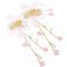Beaupretty 4 Pairs tassel flower hair clip girl hair accessories hair accessories for girls baby hair accessories flower headpiece pink hair clip baby clips for hair Hanfu child China - Buy Online on GoSupps.com