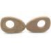 Wendysun 2pcs Hedgehog Shape Natural Wood Teether Set for Baby Teething - DIY Pendant Toy - Buy Online on GoSupps.com