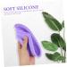 SOESFOUFU Cleaning Pad Clock Wall Decor Silicon Brush Cleaner Beauty Tools Brush Washer Cosmetic Brush Cleaning Bowl Makeup Brush Scrubber Pad Face Make up Cushion Silica Purple 14.5x11cm Purple - Buy Online on GoSupps.com