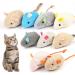 Adiwo Cat Toys - 9 Piece Plush Mouse Set with Catnip | Interactive Toys for Cats & Kittens - Buy Online on GoSupps.com