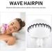 Plastic Tooth Hair Hoop Headband Non-slip Hairband Wavy Toothed Hairband Hard Headbands For Women Men Girls - Buy Online on GoSupps.com