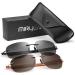 Randlos Bifocal Reading Glasses with Case | UV Blocking Tinted Sun Readers for Men & Women | Blue Light Blocking Vintage Outdoor Sports Glasses - 2.0x - Buy Online on GoSupps.com
