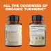 Organic Turmeric Curcumin with Black Pepper Extract - Vegan Supplements with Bioperine, 95% Curcuminoids for Digestive, Immune & Joint Support - Buy Online on GoSupps.com