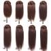 Buy SEGO Clip In Extensions - Real Remy Hair Heat Resistant Straight Medium Brown #4 20 (50cm) 70g - Perfect for Effortless Volume & Length! - Buy Online on GoSupps.com