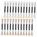 Beavorty 24pcs Latex Eye Shadow Stick Eye Makeup Eyebrow Brush Applicator Makeup Gadgets Complexion Brush Cosmetic Comestic Tools Mini Makeup Eyeshadow Makeup Sticks Sponge