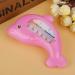 Cute Dolphin Bath Thermometer for Baby - Water Safety Measurement & Indoor Temperature (Rose Red Dolphin - Buy Online on GoSupps.com