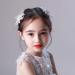 Iyou Flowers Princess Headpiece | White Flower Wedding Hair Clip & First Communion Accessories (3 Pcs) - Ideal for Flower Girls & Bridesmaids - Buy Online on GoSupps.com