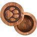 EDHAS Acacia Wood Decorative Urns Funeral Cremation Urn for Ashes for Dogs Pet Urns for Cats (8.89cm x 8.89cm x 6.35cm) - Buy Online on GoSupps.com