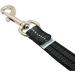 Rubberized Black Dog Leash Without Hand Loop - 100 cm (1m) | Durable & Stylish | International Shipping Available - Buy Online on GoSupps.com