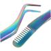 minkissy Eyelash Tweezers with Comb Eyelash Tweezers Comb Lash Comb for Eyelash Lash Tool Eyelash Tweezer Comb for Beginners Mascara Tool False Eyelashes Comb Stainless Steel Eyelash Comb - Buy Online on GoSupps.com