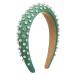 scicent Alice Bands Adult Women Bling Crystal Headbands for Daily Wearing Fashion Hair Bands for Girls Vintage Rhinestone Hair Hoop Wide Hair Accessories for Ladies Party - 25915