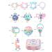 11-Pack Infant Teething Toys for Babies 3-12 Months | Silicone Puzzle Teether Set for Early Development | Baby Girl Giraffe Elephant Toy Set - Buy Online on GoSupps.com