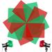 SAKOLLA 10Pcs Christmas Gel Filter - Red & Green Transparent Film 8.5 x 11 Inches Colored Overlays Correction Lighting Gels Plastic Sheets for Christmas Outdoor Landscape, Reading Green, Red