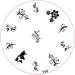 ++SPECIAL ITEM++ Stamping stencil T-Series: T56 Map tendrils retro flowers