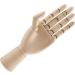 10 Inch Wooden Hand Model - Flexible Moveable Fingers Manikin Hand Figure for Drawing, Sketching, Painting (Left/Right Hand) - Buy Online on GoSupps.com