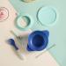 Kyraton Baby Suction Bowl with Straw and Spoons | Unbreakable, Reusable, and Slip-Resistant | Ideal for Milk, Soup, Ice Cream | Dark Blue - Buy Online on GoSupps.com