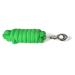 Leadership knit with panic hooks for horse - binding trick in different stylish designs leading leash binding pony donkey goat (light green)