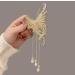 Large Butterfly Hair Claw Clip Set with Pearl Flower & Tassel - Non-Slip Hair Clamps for Styling (2pcs) - Buy Online on GoSupps.com