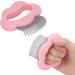 Buy Cat Comb - Skin-Friendly Elastic Half-Curved Massage Comb for Cats | Cat-Safe Exfoliating Grooming Tool in Pink - International Shipping Available - Buy Online on GoSupps.com