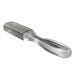 jiahao Pedicure Foot File Callus Rasp Scrubber Hard Dead Rough Skin Callus Remover Reducer 2 Sides Clear Handle