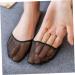minkissy 12 Pairs Half Socks Toe Covers for Women Ballet Socks Honeycomb Fabric Foot Pad Half Toe Socks Topper Liner Socks Outdoor Toe Socks Non-Slip Women's Socks Miss Cotton - Buy Online on GoSupps.com