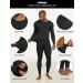 TSLA Men's Microfiber Soft Fleece Lined Thermal Underwear Set - Black X-Large - Buy Online on GoSupps.com