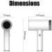 USB Wireless Hair Dryer Rechargeable Cordless Hair Dryer Portable Blow Dryer w/Hot & Cold Wind Travel Hair Dryer for Travel School Pet Care Hairdressing Oil Painting Drying Tools - Buy Online on GoSupps.com