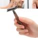 Udavivi Double Edge Safety Razor | Zinc Alloy Manual Razor with Wooden Handle | Reusable & Eco-Friendly for Men - Buy Online on GoSupps.com