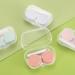 Anbeeiss 4 STK Portable Contact Lens Case | Travel Container for Colored Lenses | Compact Lens Storage Clinic - 60x39x17mm - Buy Online on GoSupps.com