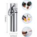 Waterproof Mini Pill Box Keychain - Portable Aluminium Alloy Holder for Purse - Silver - Buy Online on GoSupps.com