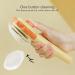 Portable Cat Brush for Dogs - Comfortable Handle Safe & Rounded Protection Points (Yellow) - Buy Online on GoSupps.com