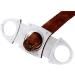 PIPITA Cigar Cutters 2pcs/Pack Stainless Steel Super Sharp Guillotine Cutter with Double Blades Perfect for Cigars Portable with bag - Buy Online on GoSupps.com