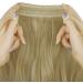 OMGREAT 18 Inch Curly Wavy Halo Hair Extensions - Invisible Wire Ash Blonde Mix Bleach Blonde - Buy Online on GoSupps.com