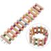 3 Sizes Pet Hanging Wooden Ladder - Hamster Stairs Suspension Bridge & Swing Cage Toy for Birds & Rodents - Buy Online on GoSupps.com