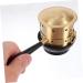 Fomiyes Moxibustion Box Set - Copper Cone Burner & Holder for Cupping Therapy - 16x6cm Golden Moxa Tools for Neck Relief - Buy Online on GoSupps.com