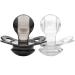 LittleForBig Large Shield Pacifier Generation-3 for Adults - Candy Gloss Black & Crystal Pack - 2 Paci Set for Comfort & Style - Buy Online on GoSupps.com