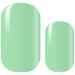AVOA Beauty nail foil - "Delight-Mint" pastel mint green single-coloured design 16 thin self-adhesive long-lasting nail wraps