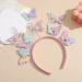 TQUXNGA Glittering Powder Headband Aesthetic Butterfly Hairhoop Festival Headdress Girls Party Headwear Valentines Hairpiece - Buy Online on GoSupps.com