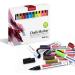 ZEYAR Liquid Chalk Marker 12 Colors - 3mm Fine Tip for Detailed Drawing | Writes on Chalkboards, Bistro Boards, Windows | Nonporous Surfaces | Wet Erase Marker - Buy Online on GoSupps.com