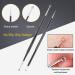 Pimple Popper Tool Kit - Boxoyx 10 Pcs Blackhead Remover Comedone Extractor Set in Metal Case for Quick Pimple, Blackhead, and Zit Removal - Facial and Nose Extraction (Black) - Buy Online on GoSupps.com
