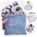 Healeved 4-Piece Storage Bags Set | Women's Bandages Tampon Holder & Hygiene Bag | Ideal for Breastfeeding Inserts Lipstick & More | 13x13x2cm - Buy Online on GoSupps.com
