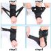 Amagogo Adjustable Ankle Brace with Side Stabilizers - Optimal Support & Comfort Black M - International Shipping Available - Buy Online on GoSupps.com