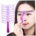 Zonster 1PC eyebrows template eyebrows shapes grooming stencil eyebrows pulling card shaping template tool for diy makeup