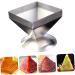 Alipis Meat Press 1pc Pagoda Meat Mold Flatware Dessert Kitchen Meat Plate Meat Dishes Shaping Tool Cake Mold Rice 15c 15x15CM Silver - Buy Online on GoSupps.com