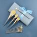 Buy 10 Shadow Tools Eye Brush Powder Set & Quartz Roller - Premium Makeup Beauty Tools for Flawless Application | International Shipping Available - Buy Online on GoSupps.com